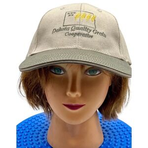 Bryan Advertising-Dekota Quality Grain Cooperative Tan Cap - One Size